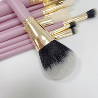 Vente en gros de 15 pinceaux de maquillage personnalisés Set de maquillage professionnel pour fond de teint