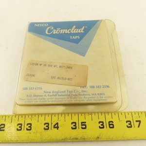 PLC New 1/<strong>2</strong>"-20 NF HS <strong>GH5</strong> 4 Flute Bottom Tap Cromclad Lot Of 5 NOS USA Warranty Product - Product Image 1