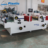 Machine d'impression de panneaux muraux et de portes en PVC WPC automatique électrique Anda Machinery, pompe à moteur, ligne de revêtement UV, longue durée de vie