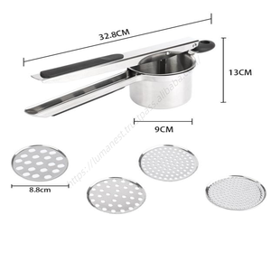 Presse-agrumes et presse-purée 3-en-1 en acier inoxydable Syh593 pour fruits et légumes – Vente en gros - Product Image 3