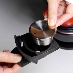 Capsule réutilisable <span class=keywords><strong>Dolce</strong></span> <span class=keywords><strong>Gusto</strong></span>, rechargeable, en bambou, à fixer au mur, filtre à capsules en bambou, panier à capsules, filtre à capsules - Product Image 5