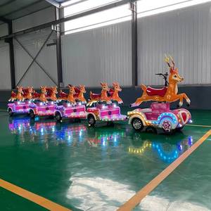 Tren de Diversión Familiar en Venta, Tren sin Rieles Little Deer para Mini Centros Comerciales, Tren Eléctrico Turístico Mini - Product Image 2
