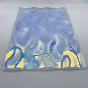 Feuille acrylique colorée à grande ondulation de l'eau/lumières symphoniques matière plastique légère magique