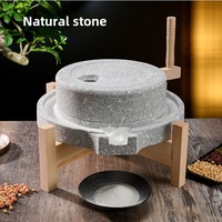 Moulin à grains manuel en pierre naturelle pour usage domestique, neuf et d'occasion, pour le broyage des grains et la transformation en poudre, 220V