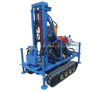 25HP 100m Crawler drilling rig for farm /28HP 120m water well drilling machine