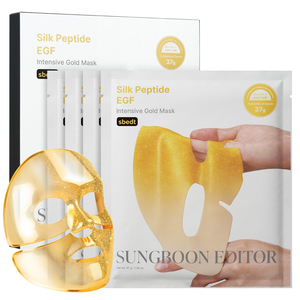 Masque Hydrogel Intensif au Peptide de Soie et EGF Sungboon Editor 4 unités pour un effet repulpant et liftant instantané de la peau - Product Image 1