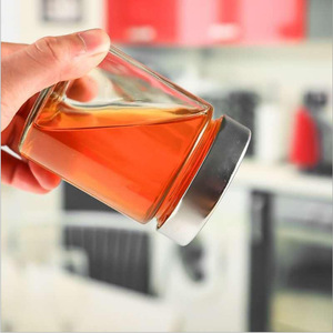 Factory Price Clear Round Shape Honey Food Canning Food Glass <strong>Jar</strong> With High Lid <strong>for</strong> <strong>Jam</strong> &amp; Fruit in Stock - Product Image 4