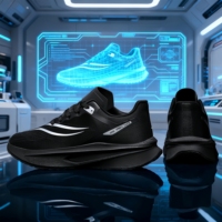 Chaussures de course de marque de créateur, chaussures d'entraînement pour hommes à semelle souple de luxe, chaussures de sport, chaussures de sport respirantes