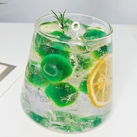Niedliche Erdbeer grün Orange Aroma therapie Kerze natürliche echte Frucht Gel Wachs Duft kerze Geburtstags geschenk Home Schlafzimmer Dekoration