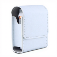 Sac de rangement pour télémètre de golf en cuir PU avec mousqueton et clip marqueur de balle, étui de protection minimaliste pour télémètre laser, modèle KM-PU1