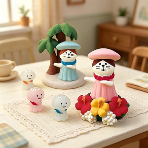 ตุ๊กตาไอศกรีมนางฟ้าแสนน่ารักสำหรับตกแต่งโต๊ะทำงาน ของตกแต่งบ้านและออฟฟิศสไตล์สวยงาม ธีมไอศกรีม ของตกแต่งห้องขนาดเล็ก ของขวัญ - Product Image 1