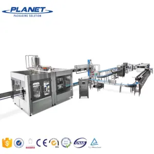 PLANET MACHINE Ligne complète de traitement de jus de fruits frais entièrement automatique/Ligne de production de boissons/Remplisseuse de jus