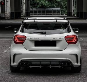 Lame de pare-choc arrière W176, avec ouvertures d'échappement, pour Mercedes Benz classe A, A45, W176, A180, A200, A220, <span class=keywords><strong>A250</strong></span>, A260, <span class=keywords><strong>2018</strong></span> + - Product Image 6