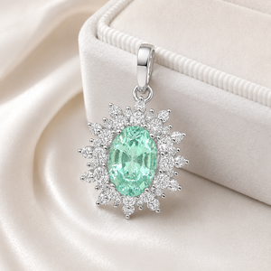 Joyería UM, Colgante de Compromiso de Plata 925 con Circonita Cultivada, Adecuado para Uso Diario como Regalo de Aniversario de Bodas - Product Image 6