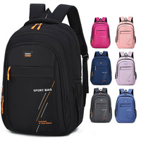 Sac à dos d'ordinateur portable unisexe moderne en tissu Oxford imperméable grande capacité, personnalisé en usine, pour l'école, les voyages et les étudiants