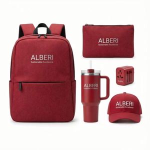 Ensemble Cadeau Souvenir Personnalisé avec Logo d'Entreprise, Design Best-seller, Bouteille en Acier Inoxydable, Sac à Dos en Cuir, Vente en Gros OEM ODM - Product Image 3