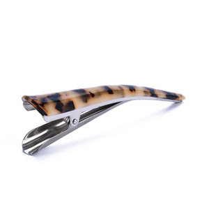 Klassische <span class=keywords><strong>extra</strong></span> lange Acetat Haars pange Krokodil klemme Großes Horn Schildpatt Metall klauen Retro OEM Haarschmuck - Product Image 4