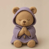 Ours de prière personnalisé en peluche mascotte en peluche peluche douce poupée en peluche ours en peluche personnalisé ours de prière en peluche