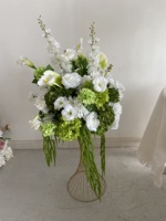 Arrangement de fleurs artificielles de haute qualité pour la décoration de table de mariage, décoration de demande en mariage