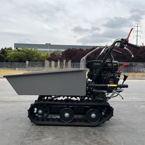 Mini-dumper sur chenilles, outils agricoles, chariot <span class=keywords><strong>à</strong></span> chenilles thermique robuste pour jardin, fabricant - Product Image 4