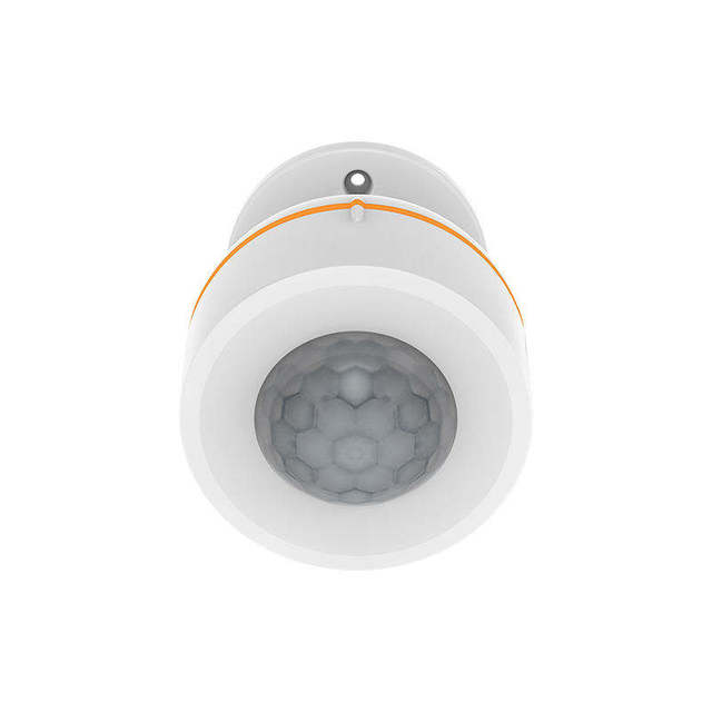 Zigbee Battery-Powered Smart Home Motion Sensor 12m Range with PIR Detection White App-Controllable Home Automation