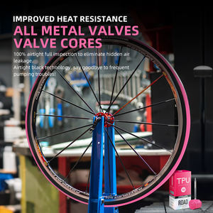 CYCLAMI chambre à air de vélo ultralégère TPU 30g chambre à air 700C 45mm 60mm 80mm pour vélo de route 700C 18 23 25 28 30 32 pneus de vélo - Product Image 5