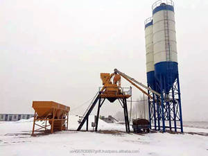 <b>CONCRETE</b> PLANT <b>Concrete</b> Mixing Batching Plant <b>Concrete</b> Aggregate Cement <b>Machine</b> Stationary cement factory plant - Product Image 3