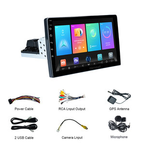 Radio Universal para Auto con Pantalla IPS de 9 Pulgadas 1Din, 4 Núcleos, Android, GPS, Amplificador, Carplay, Android Auto, Reproductor de DVD - Product Image 2
