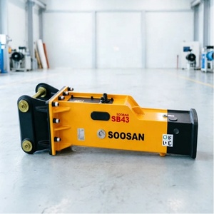 New for SB43 Box Type Hydraulic Breaker for Construction for 6-9 TON Excavators 375kg Weight Main Body Core Components - Product Image 1