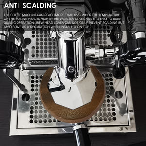 Vente en gros de 1 pièce Machine à café en bois tête de brassage joint de bouclier thermique anneau anti-brûlure pour E61 ROCKET LELIT/ECM série 3145 - Product Image 5