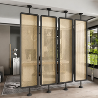 Panneau décoratif en PMMA imitation rotin tressé en bambou acrylique, découpé sur mesure pour portes d'armoires, meubles et cloisons intérieures