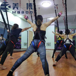 Corde élastique de yoga Maboo T-01 60-100 kg Noir Rouge Sangles de résistance pour le fitness et le remodelage corporel - Product Image 1