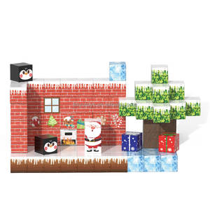 Blocs de construction magnétiques en forme de cube de 2 cm, 98 pièces, jeu sensoriel STEM, thème pour garçons et filles, puzzle de blocs magnétiques, ensemble de construction - Product Image 1