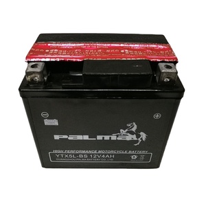 <span class=keywords><strong>แบตเตอรี่</strong></span>รถจักรยานยนต์ไฟฟ้า<span class=keywords><strong>12V</strong></span> ไม่มีการบำรุงรักษา YTX5L-BS 4Ah - Product Image 1
