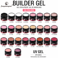 Gel d'extension professionnel pour ongles, gel de construction 15g UV/LED