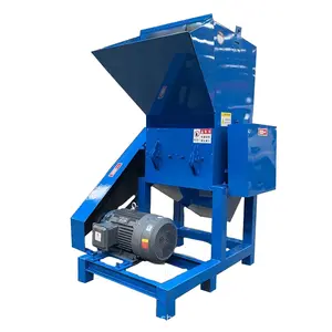 Semi-automatic high quality plastic recycling crusher waste plastic crusher supports one year after-sales service