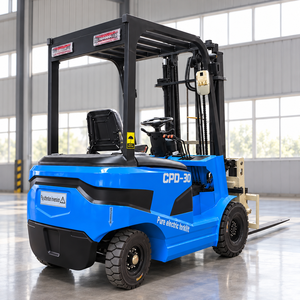 Export-Elektro-Palettenhubwagen 1 Tonne 2 Tonnen 3 Tonnen Lithium-Batterie Elektro-Gabelstapler Allradantrieb mit Anbaugeräten - Product Image 1