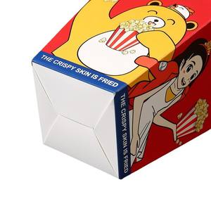 Caja <span class=keywords><strong>de</strong></span> Comida Plegable Biodegradable y Resistente al Aceite para Entrega <span class=keywords><strong>de</strong></span> Comida Rápida, Ideal para Motocicletas, con Acabado Mate y Laminado, para Regalos y Venta al Por Mayor - Product Image 3