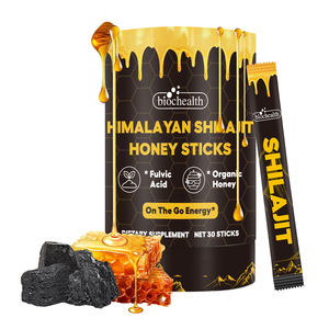BIOCCHN OEM Himalayan Shilajit <span class=keywords><strong>Honey</strong></span> Sticks 30 Sticks Energy Boost Soporte inmunológico Miel orgánica Pure Himalayan Shilajit Sticks - Product Image 1