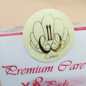 カスタムテキスト金箔クリアラベルカスタマイズステッカービジネス用ラグジュアリービジネス包装またはウェディングギフトバッグローズゴールドシルバー - Product Image 2