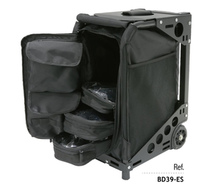 Bolsa de inserción Stealth Sport (bordado negro, negro) con marco deportivo negro sin parpadeo - Product Image 3