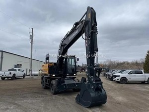 Nueva Excavadora de Ruedas Hyundai HW210 de 21 Toneladas, Motor Cummins, Bomba Kawasaki, Motor de Engranajes, Alta Eficiencia, Gran Oferta - Product Image 2