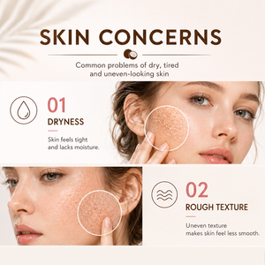 Masque facial hydratant à la noix de coco Greenlem avec essence hydratante et nourrissante en profondeur, éclaircissant pour peaux sèches, marque privée - Product Image 6
