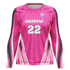 ชุดวอลเลย์บอลคอกลมแขนยาวสำหรับผู้หญิงชุดเล่นวอลเลย์บอลฝึกซ้อมแข่งขัน - Product Image 1