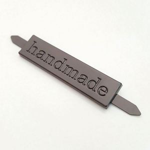 Custom Sewing Accessories Gold Metal Brand Logo Label for Clothing Labels Metal Labels - Product Image 3