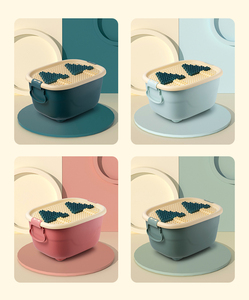 <span class=keywords><strong>Caja</strong></span> <span class=keywords><strong>de</strong></span> Juguetes <span class=keywords><strong>Grande</strong></span> con Tapa <span class=keywords><strong>de</strong></span> Bloques <span class=keywords><strong>de</strong></span> Construcción, Contenedor <span class=keywords><strong>de</strong></span> Juegos Apilable para Niños con Ruedas, Organizador Multiusos para Guardería - Product Image 4