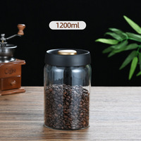Conteneur hermétique pour grains de café, conteneur de stockage anti-humidité, conteneur de stockage alimentaire sous vide