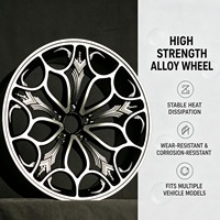 Jantes de voiture personnalisées MOJIO 17-24 pouces 5x112 en alliage d'aluminium forgé, concaves profondes, multi-branches, légères pour voitures de performance