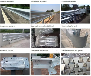 Barrière de circulation routière à trois poutres de marque Dachu personnalisée, garde-corps en W galvanisé, barre de protection flexible <span class=keywords><strong>Armco</strong></span>, haute sécurité - Product Image 6