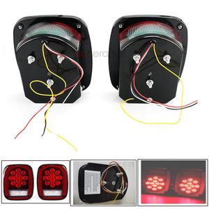 Lámparas <span class=keywords><strong>de</strong></span> freno <span class=keywords><strong>de</strong></span> señal <span class=keywords><strong>de</strong></span> giro, luz trasera, parada, para Jeep, camión, remolque, 12V, 16 LED, gran oferta - Product Image 2